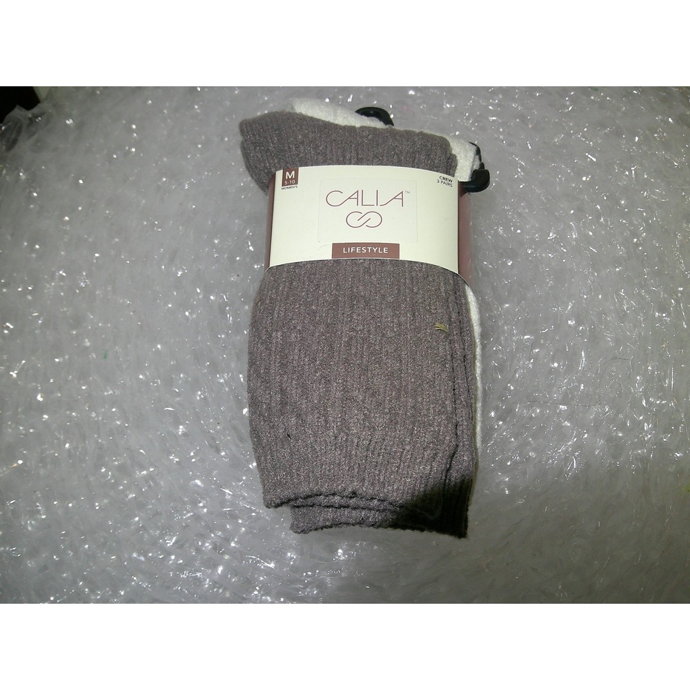 Calla Lifestyle‎ Crew Socks 3-Pack Soft Cozy Holiday Gift Medium